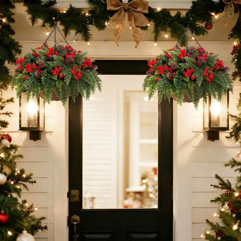 Alvirs Christmas Flower Baskets