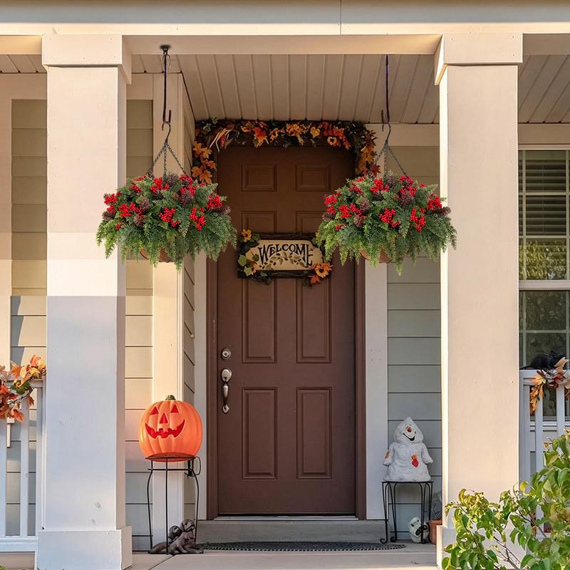 Alvirs Christmas Flower Baskets