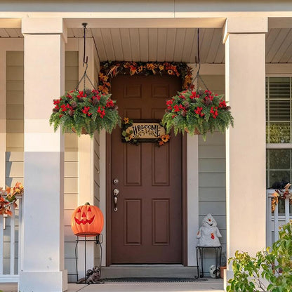 Alvirs Christmas Flower Baskets