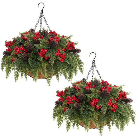 Alvirs Christmas Flower Baskets