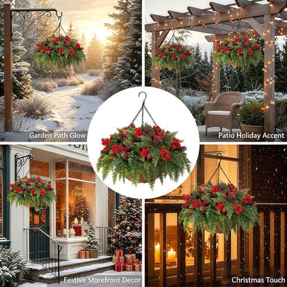 Alvirs Christmas Flower Baskets