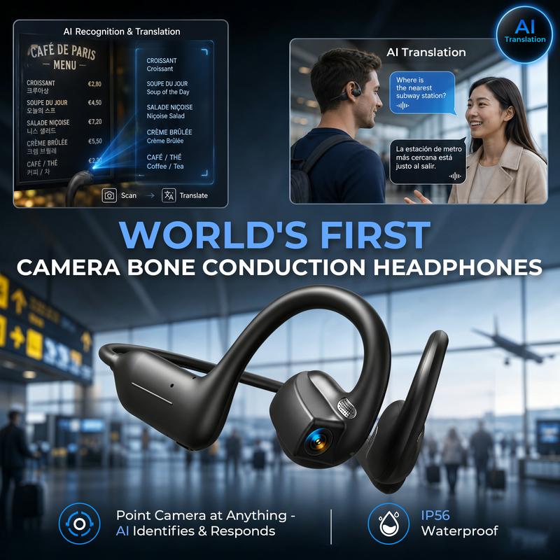 Alvira RoamSight Bone Conduction Headphones
