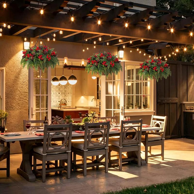 Alvirs Christmas Flower Baskets