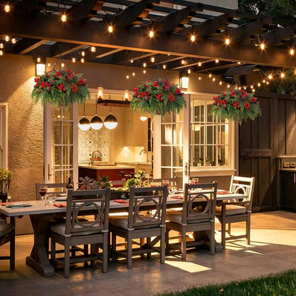 Alvirs Christmas Flower Baskets